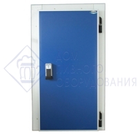 Дверь холодильная распашная одностворчатая  800х1800 Среднетемпературная толщ. 80 мм. Север