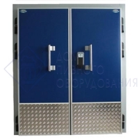 Дверь холодильная распашная двустворчатая  1800х2400 Среднетемпературная толщ. 80 мм. Север