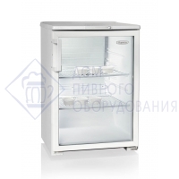 Холодильный шкаф со стеклянной дверью 153 л.  Б-152ЕКР 85х57х62,5 см. +1+1  Бирюса