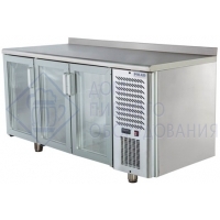 Холодильный стол со стеклянными дверьми 400 л. TD3-G. от +1 до +10°С. Полаир